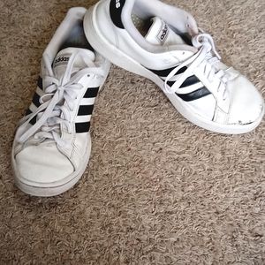 White Adidas sneakers